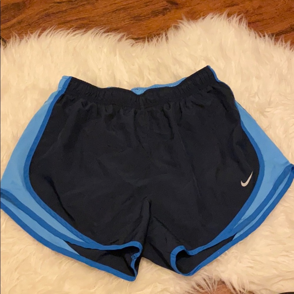 Nike navy running shorts